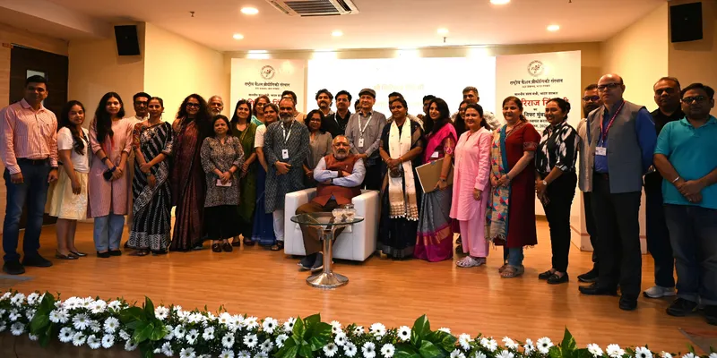 Union Textile Minister Giriraj Singh Visits NIFT Mumbai, Interacts with Students and Inaugurates Bunakar Seva Kendra Facility